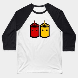 Ketchup and Mustard Baseball T-Shirt